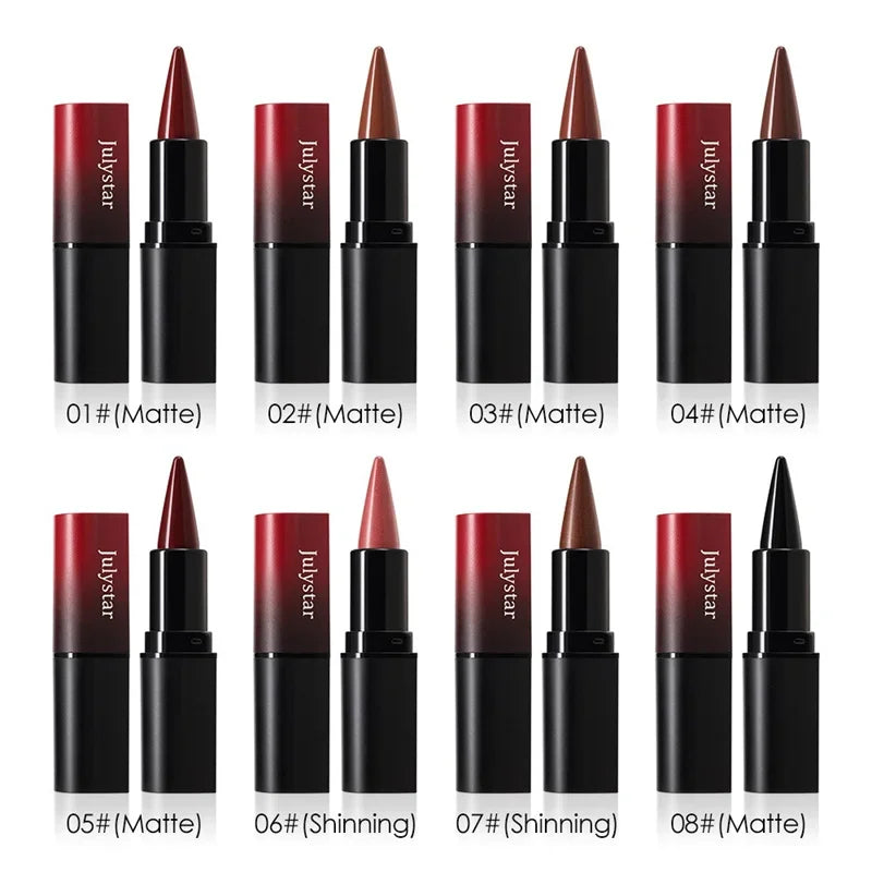 Tapered Nib Lip Liner Pencil Long-Lasting Matte Black Brown Velvet Lipstick Waterproof Natural Slim Lip Liner Makeup Cosmetics