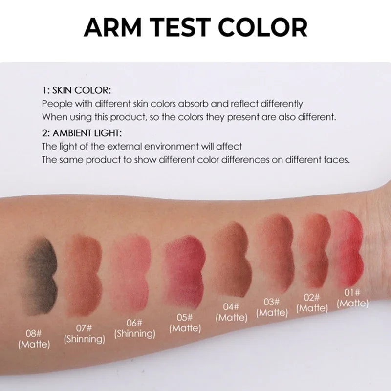 Tapered Nib Lip Liner Pencil Long-Lasting Matte Black Brown Velvet Lipstick Waterproof Natural Slim Lip Liner Makeup Cosmetics