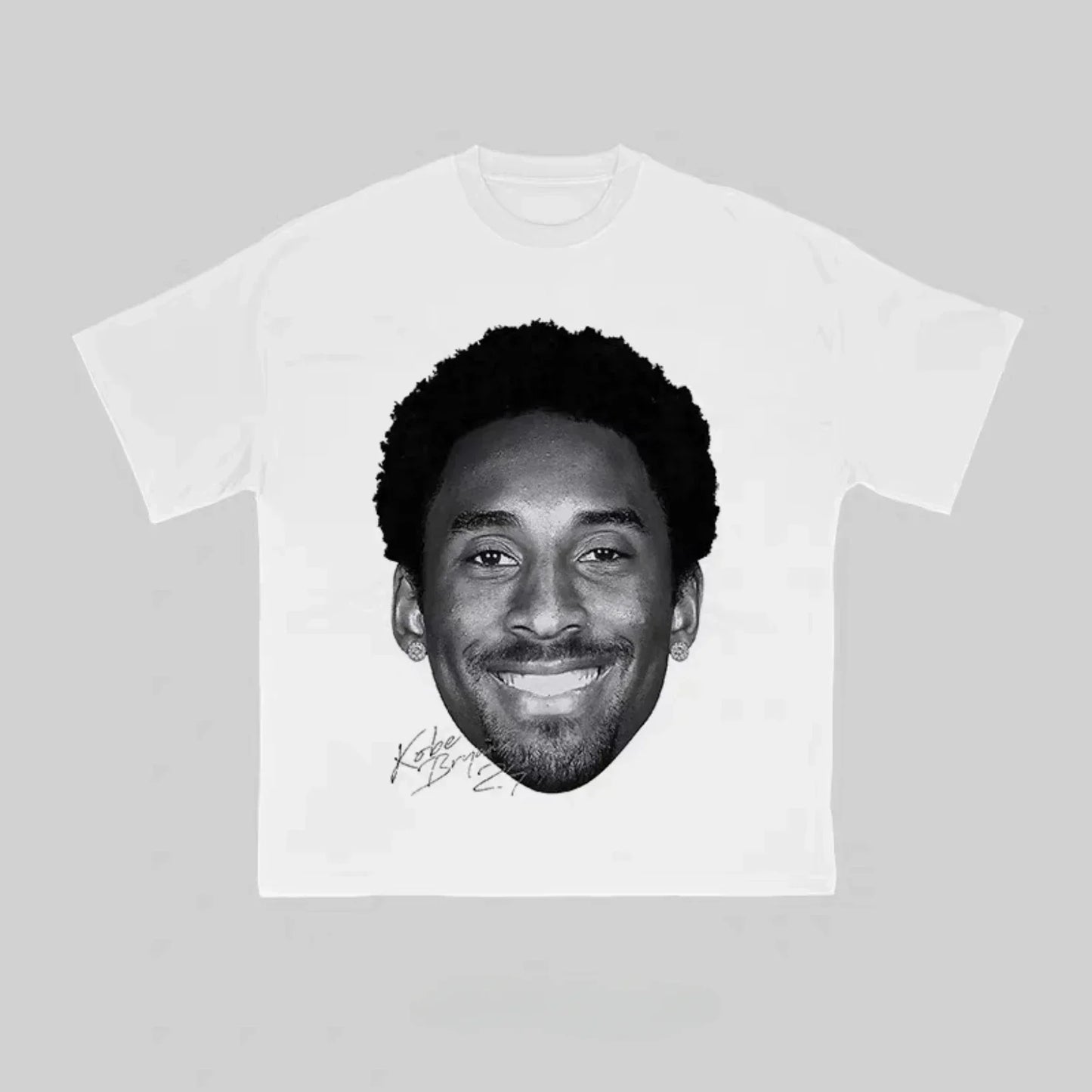 Summer Cotton T-shirts Streetwear Quality Basketball Kobe Bryant Graphics Printed Loose Oversized Tees Tops Men T Shirt