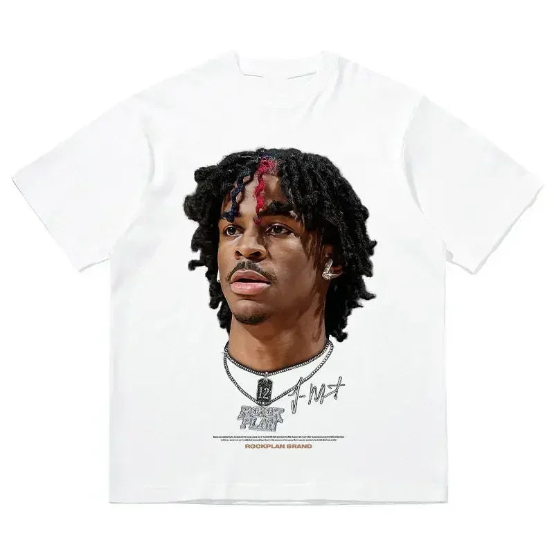 Cotton Fashion Brand Y2K Top Summer Trend Youth American Street Hip-hop Basketball T-shirt Men and Women All The Fashion Brand