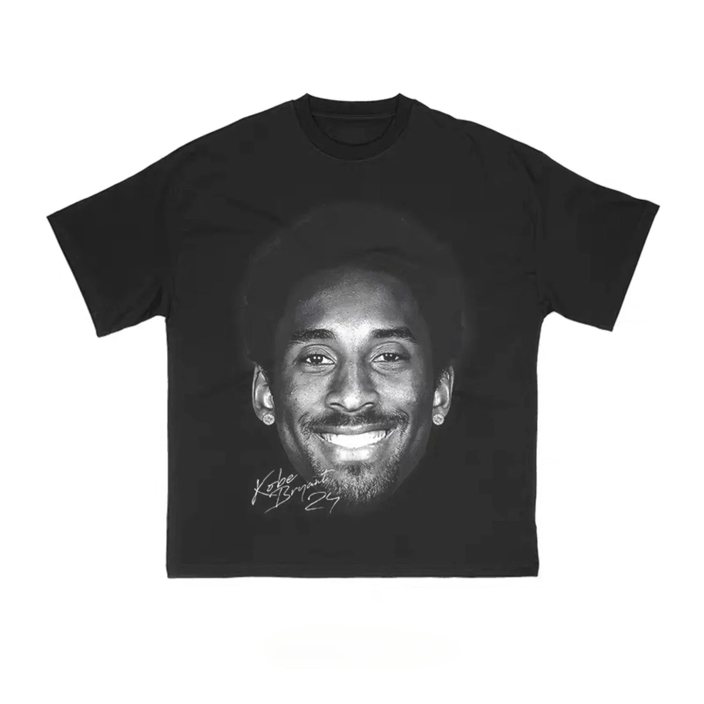 Summer Cotton T-shirts Streetwear Quality Basketball Kobe Bryant Graphics Printed Loose Oversized Tees Tops Men T Shirt