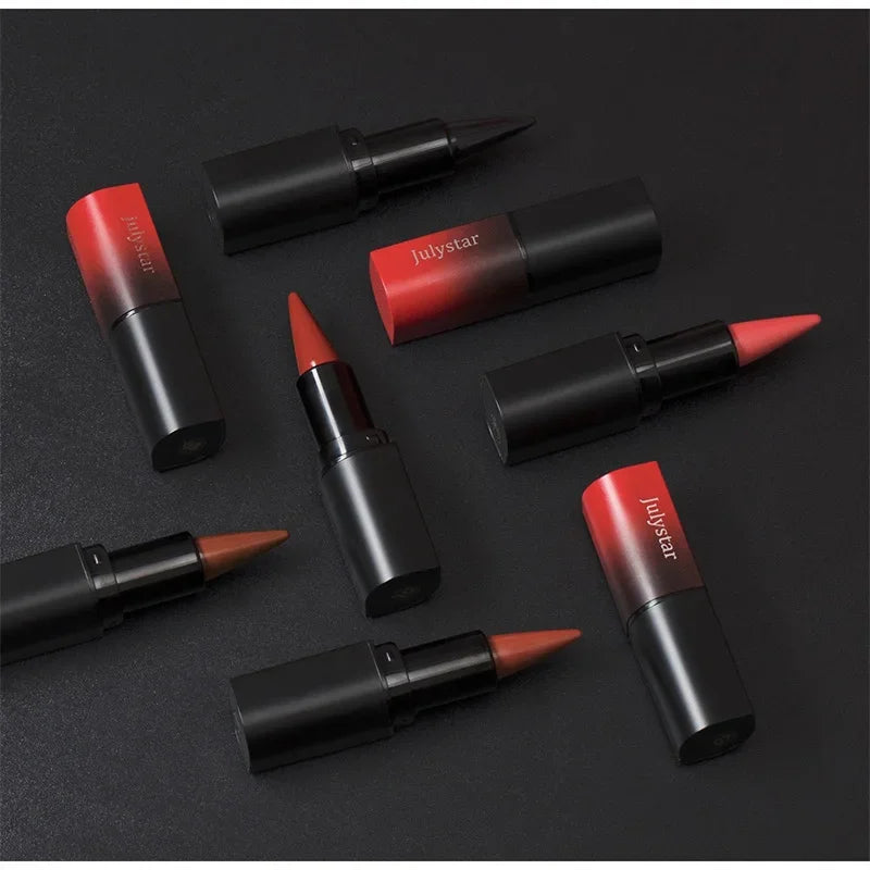 Tapered Nib Lip Liner Pencil Long-Lasting Matte Black Brown Velvet Lipstick Waterproof Natural Slim Lip Liner Makeup Cosmetics