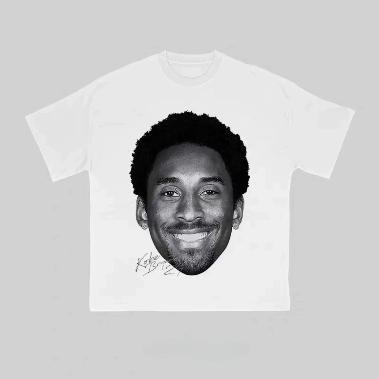 Summer Cotton T-shirts Streetwear Quality Basketball Kobe Bryant Graphics Printed Loose Oversized Tees Tops Men T Shirt
