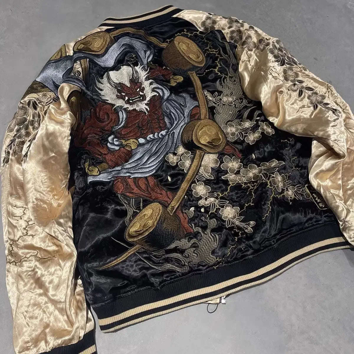 2025 New Oversized Graphic Print Jacket Men Punk Gothic Vintage Zipper Jacket With Long Sleeves Harajuku Loose Street Clothes